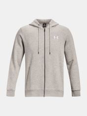 Under Armour Mikina UA Essential Fleece FZ Hood-GRY XL