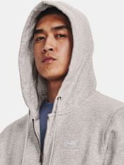 Under Armour Mikina UA Essential Fleece FZ Hood-GRY XL