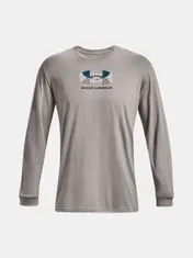 Under Armour Tričko UA GRID GEOMETRIC LOGO LS-GRY L