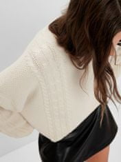 Gap Pletený sveter s vrkôčikovým vzorom M