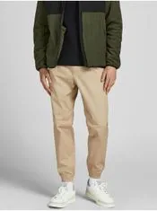 Jack&Jones Béžové nohavice Jack & Jones Gordon XL