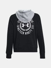 Under Armour Mikina Rival Fleece CB Hoodie-BLK S