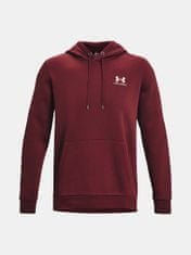 Under Armour Mikina UA Essential Fleece Hoodie-RED XXL