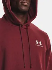 Under Armour Mikina UA Essential Fleece Hoodie-RED XXL