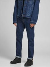 Jack&Jones Tmavomodré straight fit rifle Jack & Jones Clark 34/32