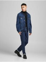 Jack&Jones Tmavomodré straight fit rifle Jack & Jones Clark 34/32