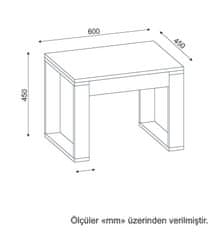 ASIR GROUP ASIR Konferenčný stolík ARDA biely