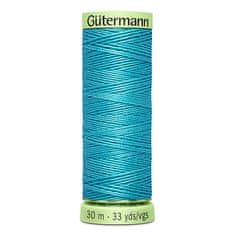 Gutermann Gombíková (režná) niť Gütermann 30 m - 714 - tyrkysová