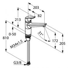 Kludi KLUDI OBJEKTA Drezová batéria, chróm 325780575 - Kludi