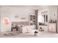 Kocot kids Komoda Babydreams 80 cm medvedík s motýlikmi biela