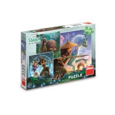 DINO Raya a priatelia 3x55 puzzle