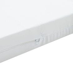 NEW BABY Detský penový matrac KLASIK 140x70x6 biely