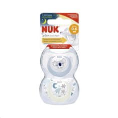 Manuka Health Dojčenský cumlík NUK Star Deň a Noc 0-6 m 2ks/BOX chlapec, vel. 0-6 m