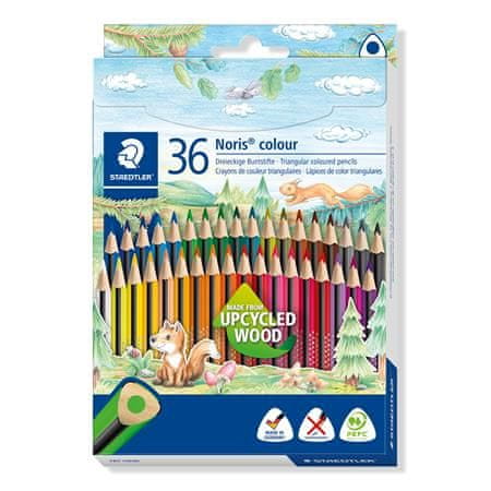 Staedtler Farebné pastelky "Noris Colour", 36 farieb, trojhranné 187 CD36