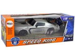 Lean-toys Športové auto R/C 1:18 Silver Champion Pilot