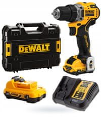 DeWalt Skrutkovač 2x2Ah 12V bezkartáčový 58Nm DCD701D2