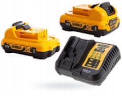 DeWalt Skrutkovač 2x2Ah 12V bezkartáčový 58Nm DCD701D2