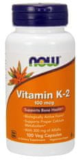 NOW Foods Vitamín K2 ako MK-4, 100 ug, rastlinných kapsúl