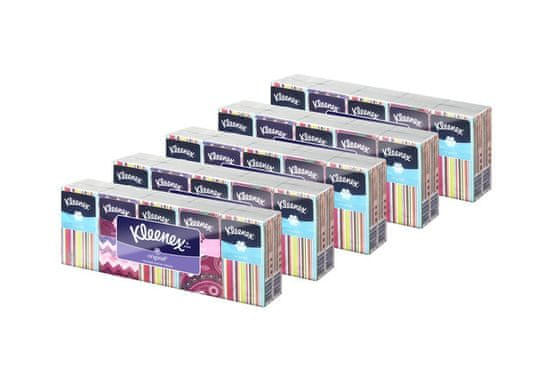 Kleenex hyg.vrec. PACK 5 x family- Original 5 x10