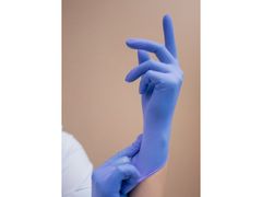 sarcia.eu Modré nitrilové rukavice bez púdru 100ks XS