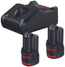 BOSCH Professional Akumulátor nabíjačka 2×GBA 12V 3.0 Ah + GAL 12V-40