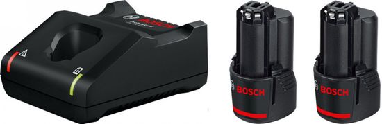 BOSCH Professional Akumulátor nabíjačka 2×GBA 12V 3.0 Ah + GAL 12V-40