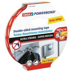 shumee TESA OBOJSTRANNÁ PÁSKA POWERBOND 5 m x 19 mm ULTRA SILNÁ