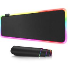 Ikonka RGB stolová podložka pod myš 40 x 90 x 0,4 cm