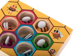 KIK Drevená vzdelávacie hra Včelí plást, KX6519