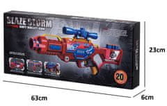 KIK Detský poloautomatický samopal Blaze Storm NERF, 20 nábojov, KX6584