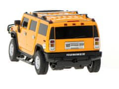 Ikonka RC auto Hummer H2 - licencia 1:24 žltá