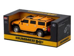 WOWO RC Auto Hummer H2 Diaľkové Ovládanie - RC Auto Hummer H2 na Diaľkové Ovládanie - Licencovaný Produkt, Žltá Farba, Mierka 1:24