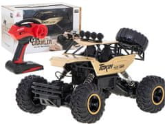 shumee Auto na diaľkové ovládanie RC Rock Crawler 1:12 4WD METAL zlaté