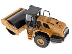 WOWO RC Cestný Valec Die-Cast Kovový Model - H-Toys 1715 Die-Cast Kovový Model Cestného Valca na Diaľkové Ovládanie RC