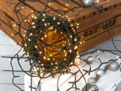 LAALU Vianočná svetelná reťaz WARM WHITE 2,8 m na batérie