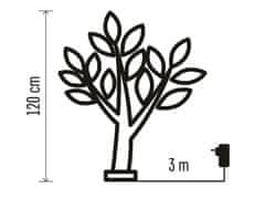 LAALU LED vŕba 120 cm COLD WHITE - vnútorné a vonkajšie