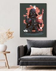 ZUTY Diamantové maľovanie - KRESLENÝ DARTH VADER 40x50 cm NO