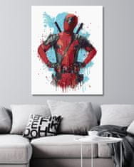 ZUTY Diamantové maľovanie - KRESLENÝ DEADPOOL YES 40x50 cm