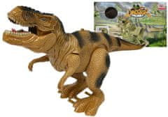 Dinosaurus Tyranosaurus Rex Nabíjateľný hnedý