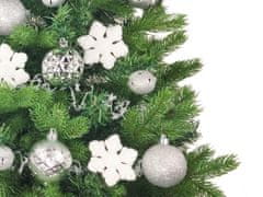 LAALU Sada vianočných ozdôb 33 ks v boxe NEŽNÁ BIELA na vianočné stromčeky do 100 cm