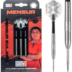 Šípky Steel The Gentle - Mensur Suljovic - Silver - 21g