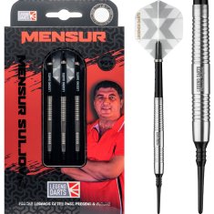 Šípky The Gentle - Mensur Suljovic - Silver - 18g