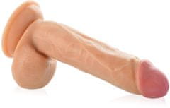 XSARA Realistický penis, mužský úd, umělé dildo s varlaty - 68767901