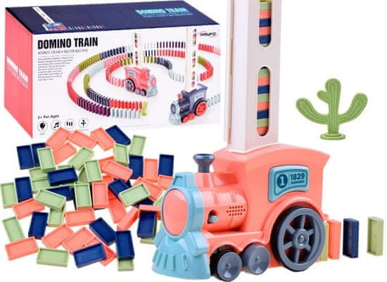 iMex Toys Domino vláčik ružový