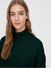 Vero Moda Dámske šaty VMBRILLIANT Regular Fit 10199744 Pine Grove MELANGE (Veľkosť XS)