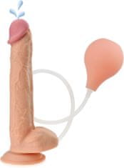 XSARA Velké dildo 29 cm s ejakulací penis penetrátor na přísavce - 72992681