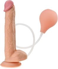 XSARA Velké dildo 29 cm s ejakulací penis penetrátor na přísavce - 72992681