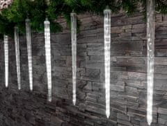 MAGIC HOME Icicle, 288 LED studená biela, 8 cencúľov, vodopádový efekt, 230 V, exteriér,