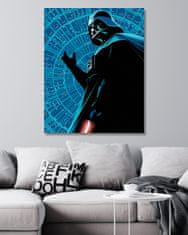 ZUTY Diamantové maľovanie - DARTH VADER SO SVETELNÝM MEČOM 40x50 cm NO