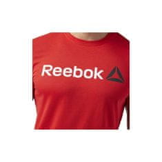 Reebok Tričko červená S Qqr Linear Read